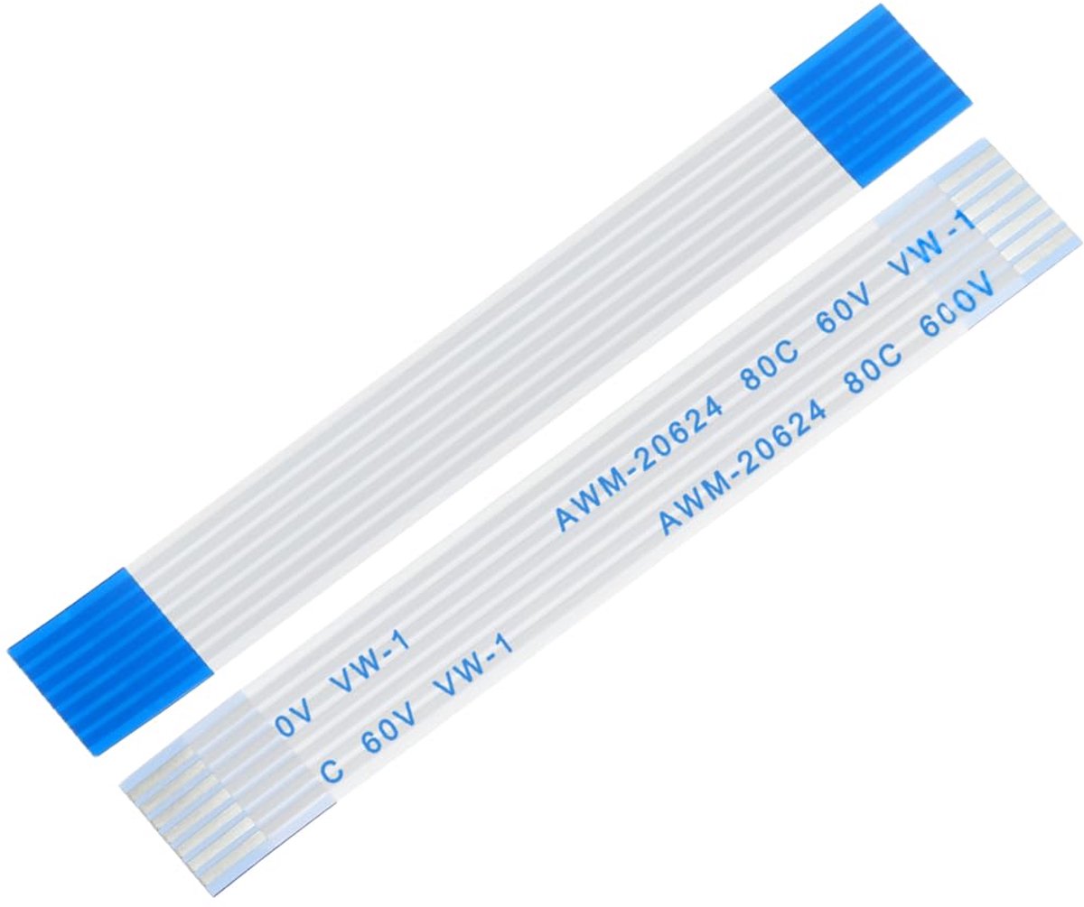Platte kabel, flexibel, FFC FPC, 7-polig, 1 mm, lengte 60 mm (type A) voor lcd-printer, camera, DVD, tv, laptop, audio, 5 stuks