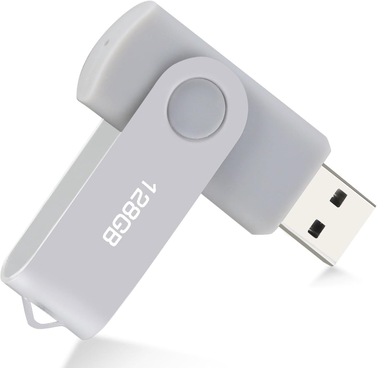 Stick 128GB, USB 2.0 Stick 2.0 Memory Stick USB 128G Flash Drive Flash Drive 128Gbyte voor PC/Laptop/Desktop Computer (zilver)