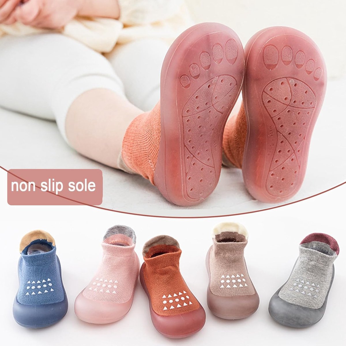 Schoenen Sok Baby Jongens Grirls Eerste Wandelschoenen Baby Antislip Outdoor Indoor Slippers