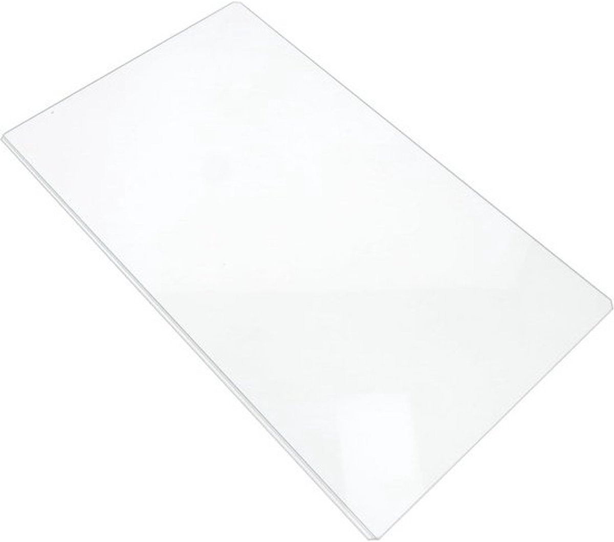 Universele Glazen Plaat voor Koelkast en Vriezer - 475x283mm