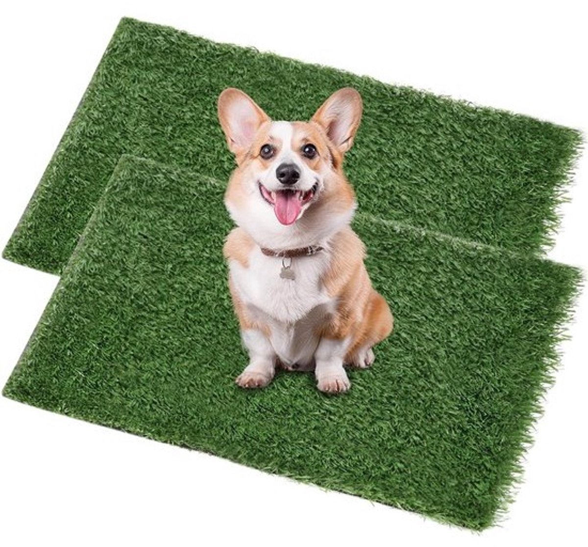 Kunstgras Hondentoilet voor Puppy's en Middelgrote Honden, Vervangend Oefenmat
