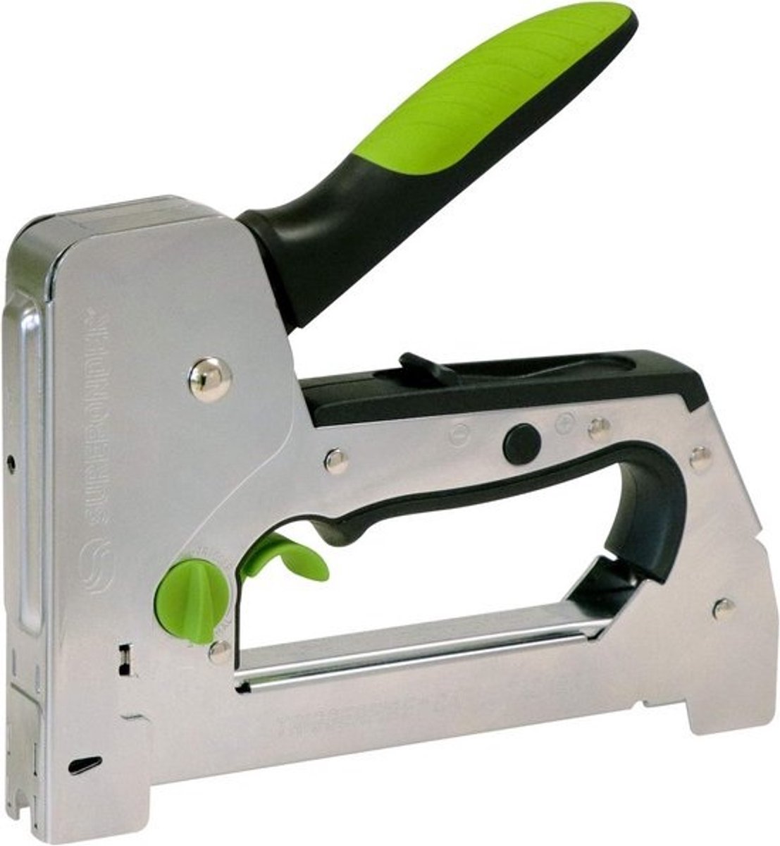 Draadkabeltacker voor Coax RG6, RG59 en Ethernet Cat-5 - Twee Schietmodi
