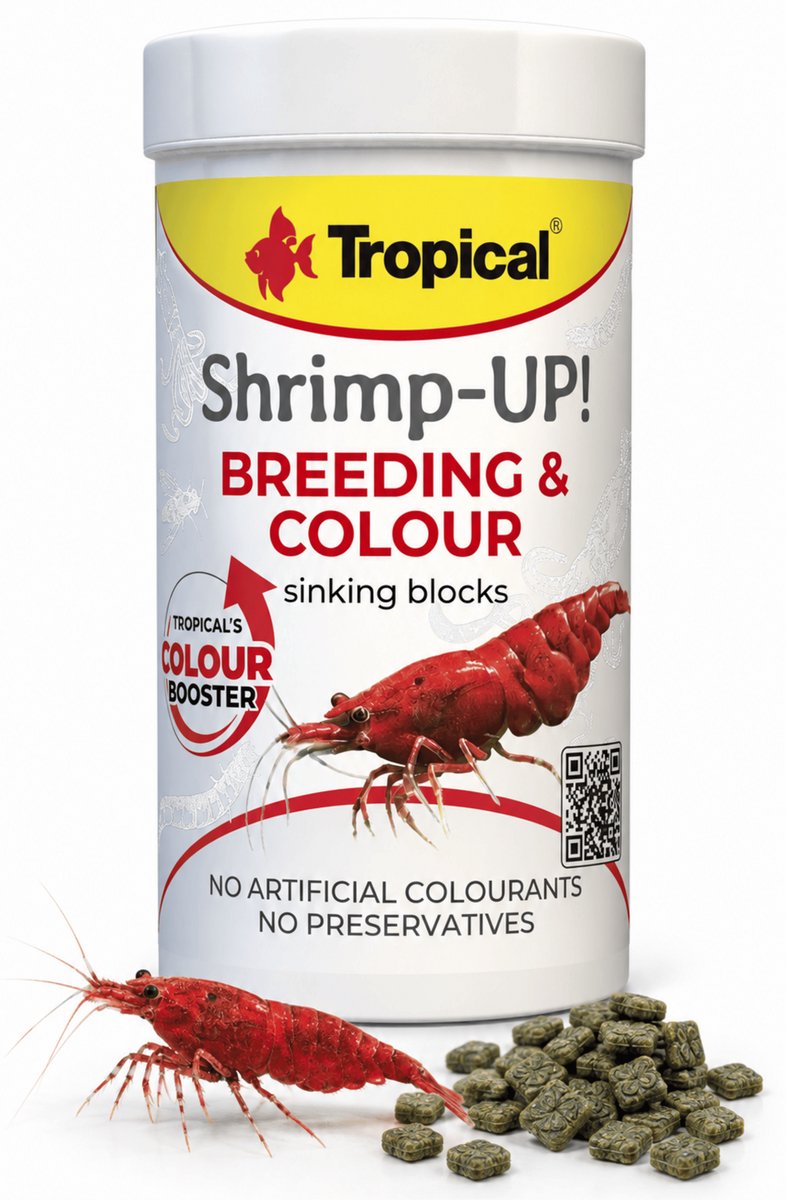 Tropical Shrimp-Up! Breeding & Colour - Garnalenvoer - Voer voor Garnalen - 100ml