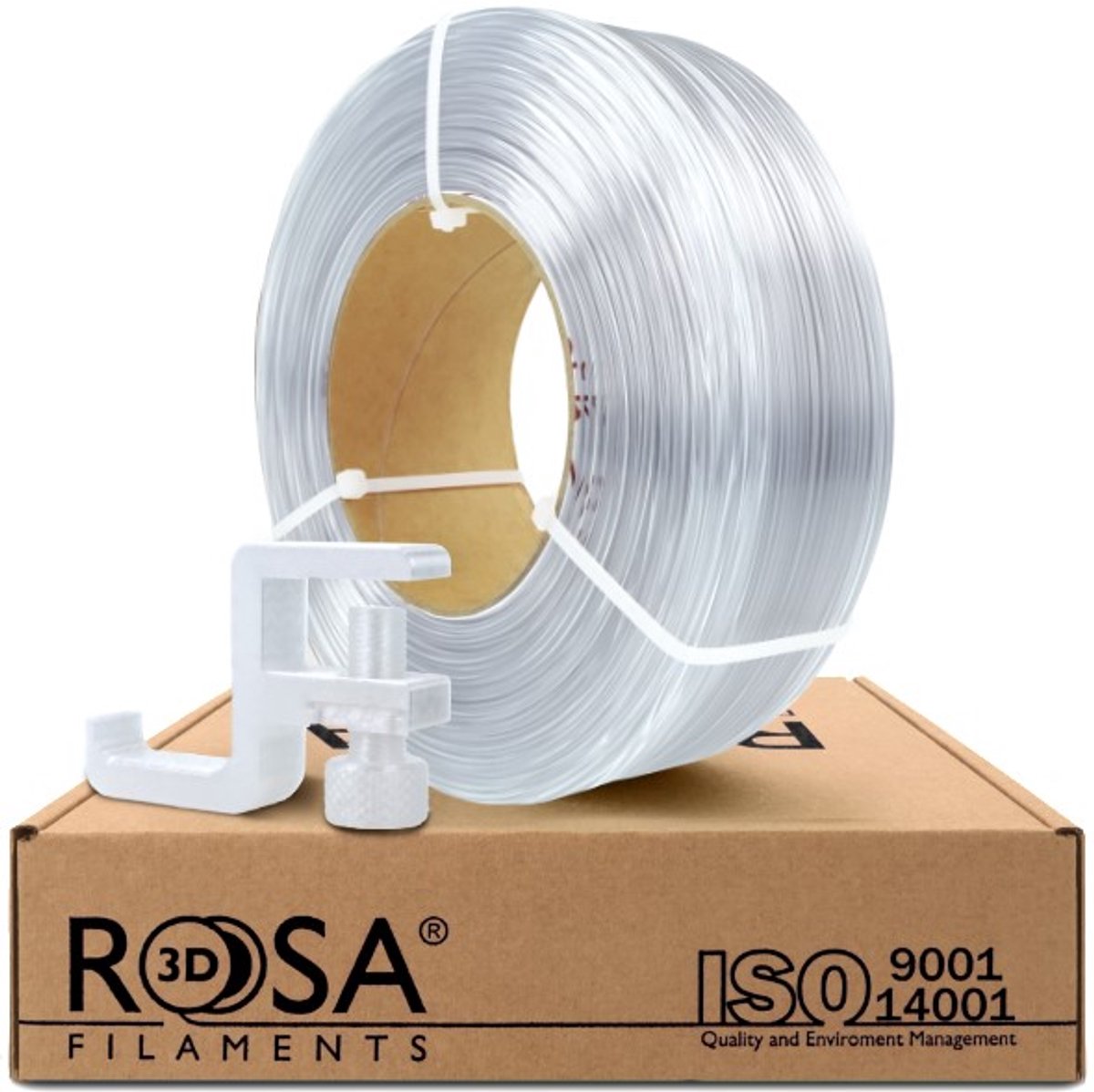 Rosa3D PCTG Transparant 1,75 mm 1 kg Refill Filament