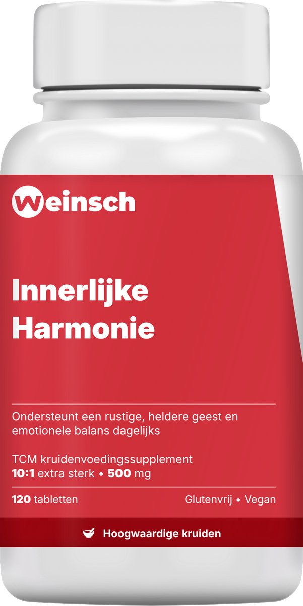 Weinsch Innerlijke Harmonie (Wen Dan Pian) | 10:1 extra sterk | 500mg | 120 tabletten