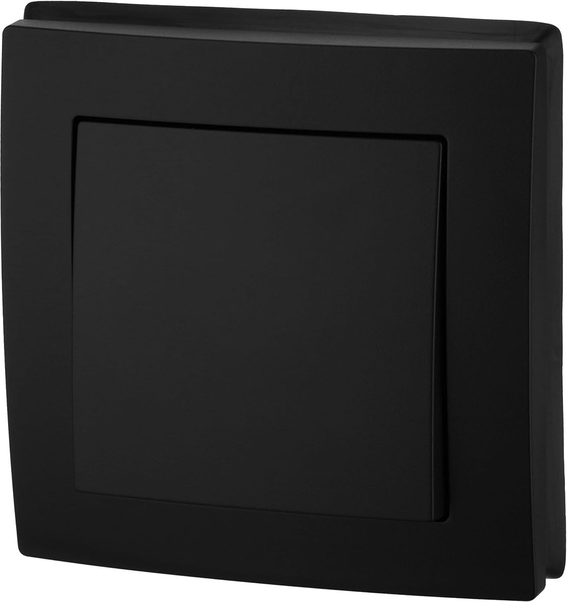 wisselschakelaar IP44, stekkerklem, All-in-One, serie ET-1 zwart