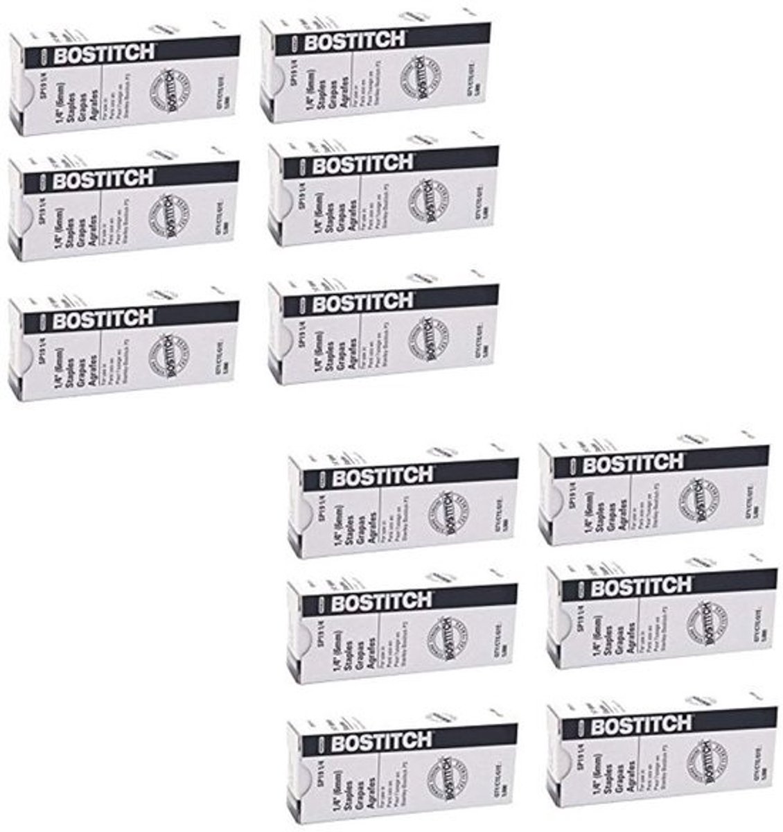 Krammen voor Handtacker, Zwart Staal, 6mm Poten, 60.000 Stuks
