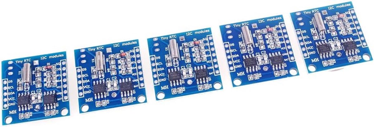 5 STK Tiny DS1307 I2C RTC DS1307 24C32 Tijdklokmodule voor Arduino