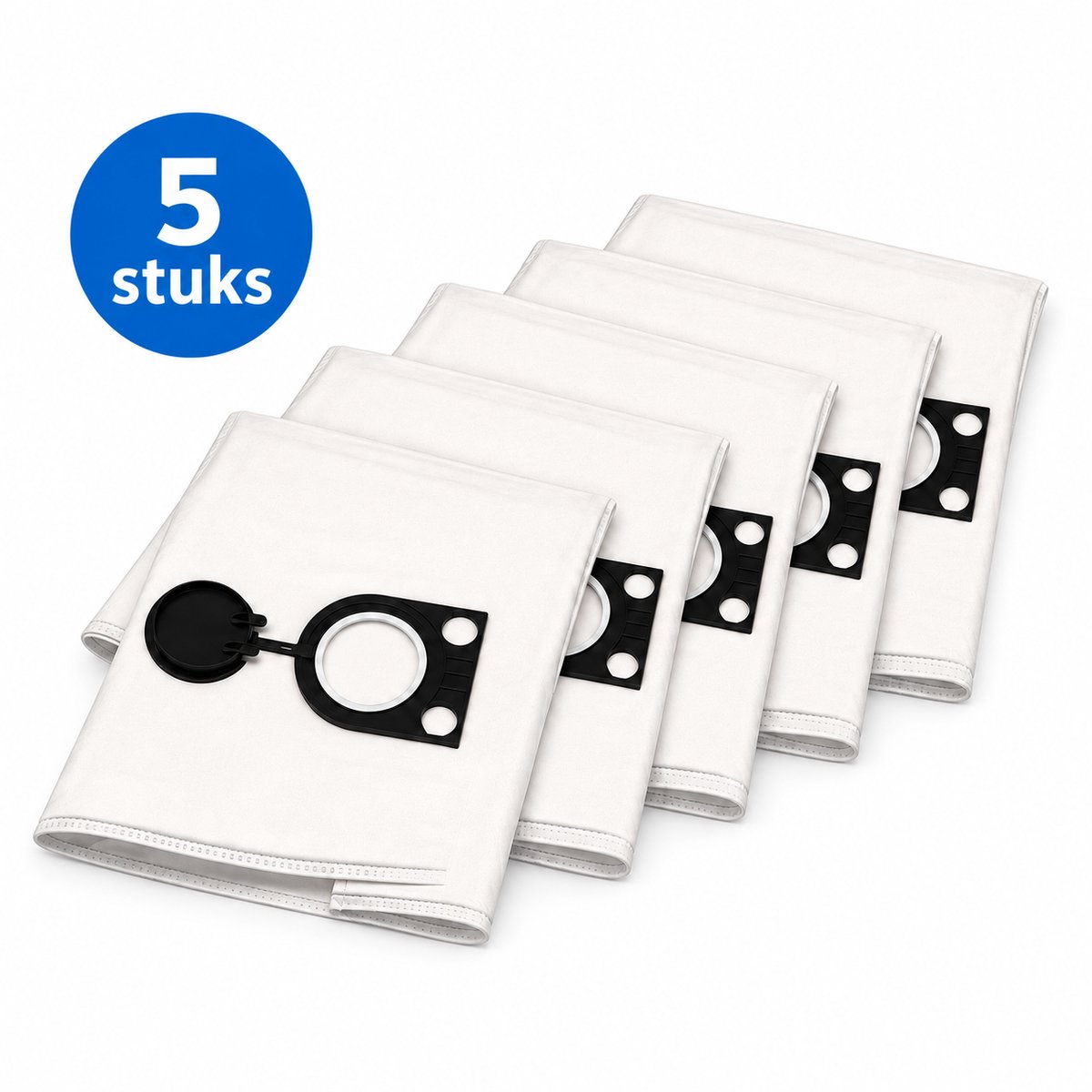 Kleanburg Stofzuigerzakken geschikt voor Starmix – Microfiber Stofzakken met Hygiënesluiting – 5 stuks