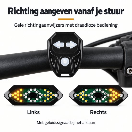 Cloudy - Fietsachterlamp - Fietslamp - Fietsverlichting - Oplaadbaar - Waterdicht - Bestuurbaar — afbeelding 4