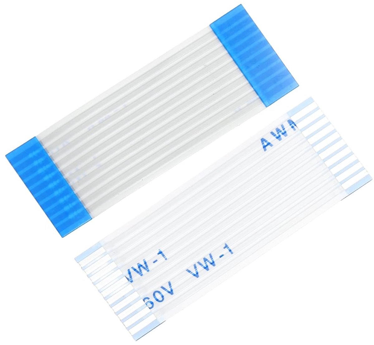 Flexibele platte kabel verlengkabel 10 pins 1,0 mm raster 30 mm voor 3D-printer DIY camera scherm en dvd-speler aansluiting type A verpakking met 20 stuks