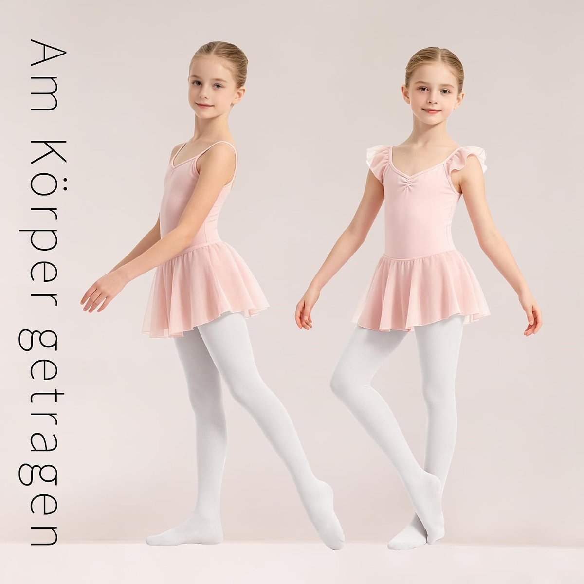 Panty voor meisjes, microvezel, danspanty's voor meisjes, verpakking van 2 stuks