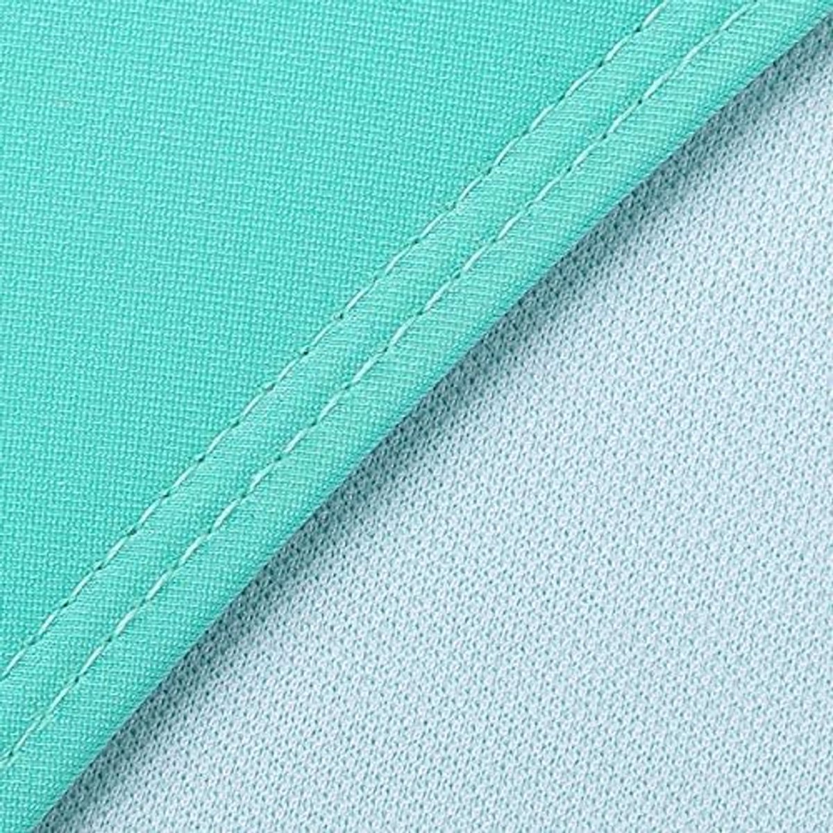 Badpak voor dames, 2-delig, voor badkamer, meisjes, bikini, perfect passend, tweekleurig, gewatteerd – kleur aquamarijn, grijs - - XX-Large