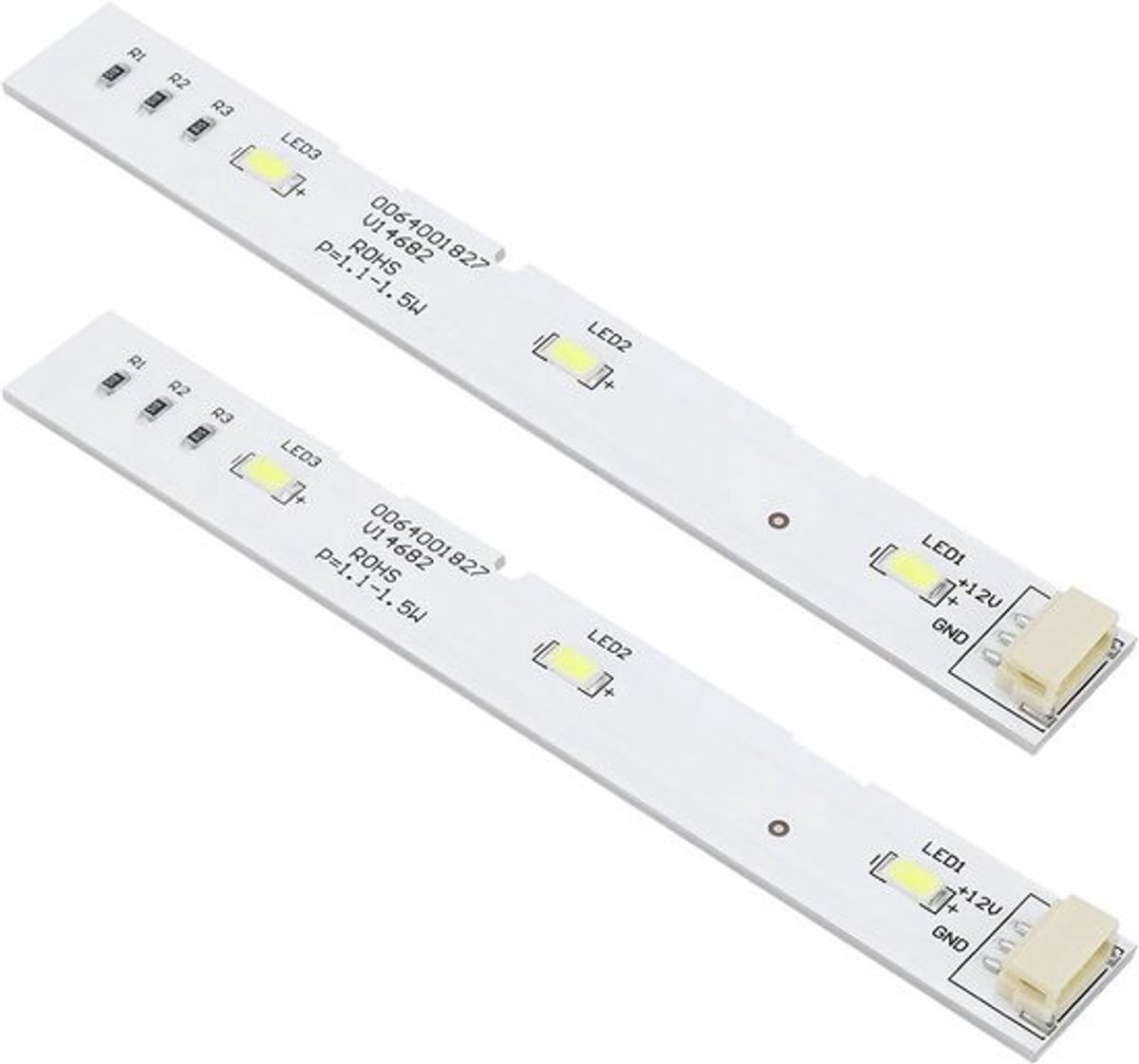 Koelkast LED Strips - Verlichting Onderdelen - Koelkast Verlichten - Directe Vervanging - 13 x 16 cm