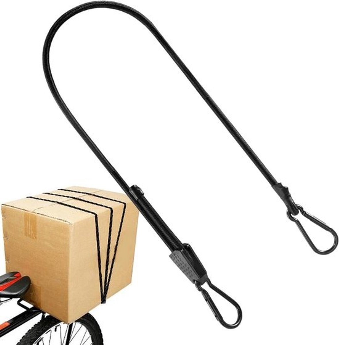 Bungee Banden - Spanbanden Koorden - Lading Zekeren - Verstelbare Gespen - 2 Meter - Zwart