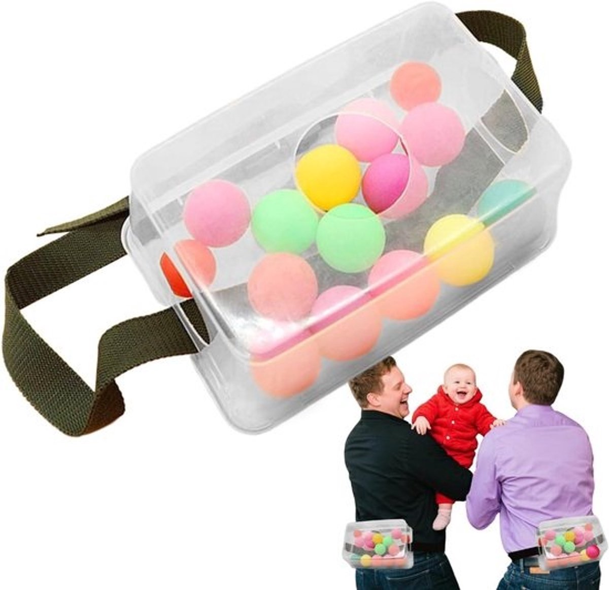 Feestspellen - Interactief Speelgoed - Groepsvermaak - Robuust Ontwerp - 23x15x10cm - Leger groen