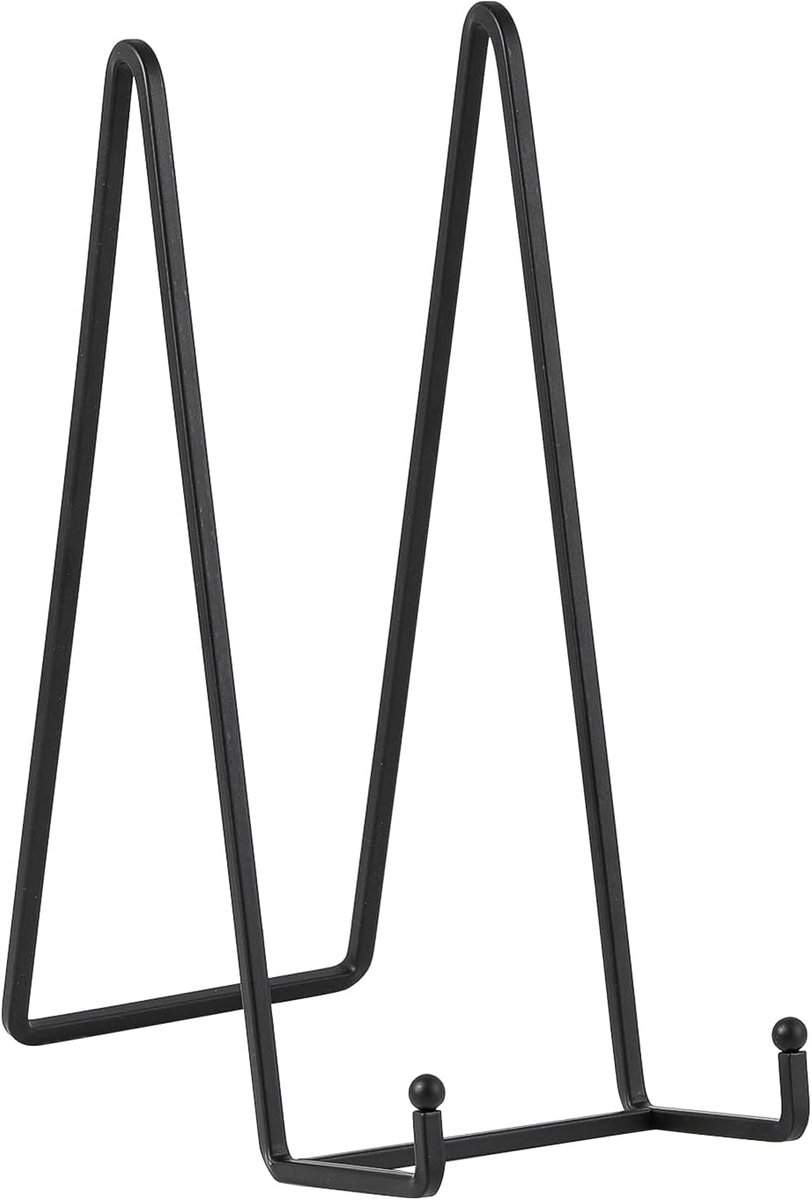 Plaathouder Display Stand - 10" Hoge Plaatstandaards voor Display - Metalen Fotolijststandaard - Grote Tafelblad Ezel Stand voor Decoratieve Platen | Schotel | Boek | Plaque | Tegel - 2 Pack