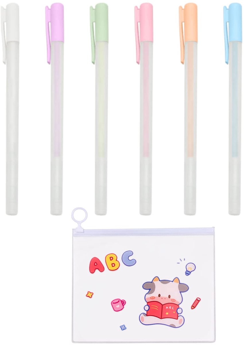 Lijmstiften met pennenetui - vloeibare handgemaakte lijmstiften voor scrapbooking, tijdschriften en notities