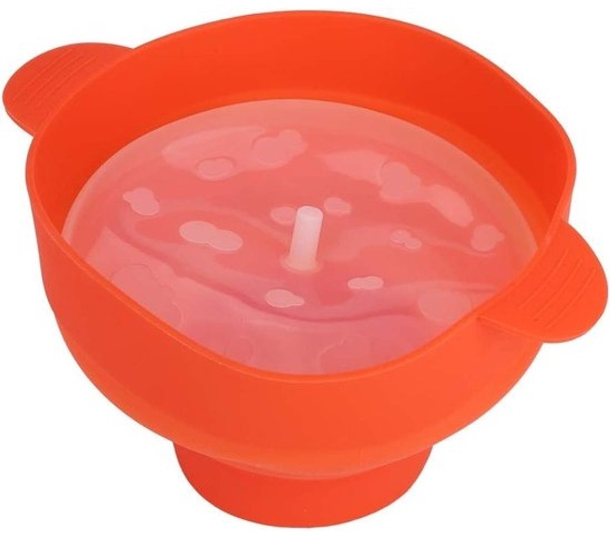 Magnetron Popcorn Popper - Siliconen Emmer - Snacks Maken - Inklapbaar Ontwerp - 26 x 20 cm - Rood