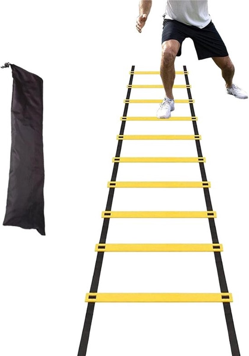 Snelheidsladder - Fitness Ladder - Sporttraining Verbeteren - Direct Opzetbaar - 500x40cm - Niet gespecificeerd
