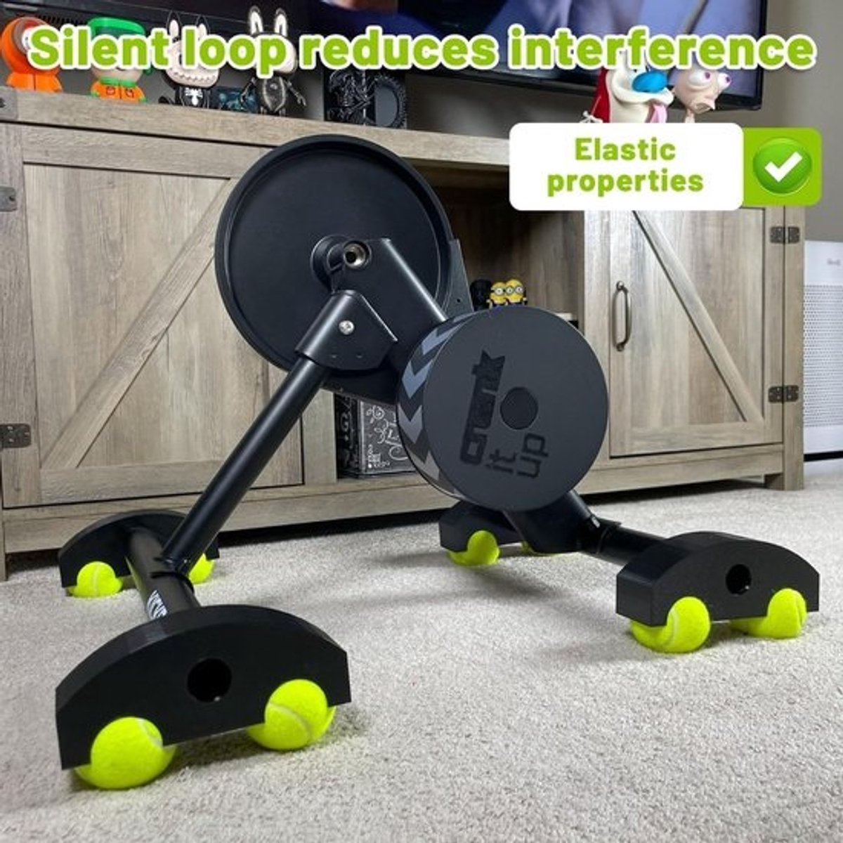 Indoor Fiets Rocker Plaat Voeten - Wipplaten Adapter - Dynamisch Fietsen - Actieve Romp Stabiliteit - 4 stuks - Niet gespecificeerd