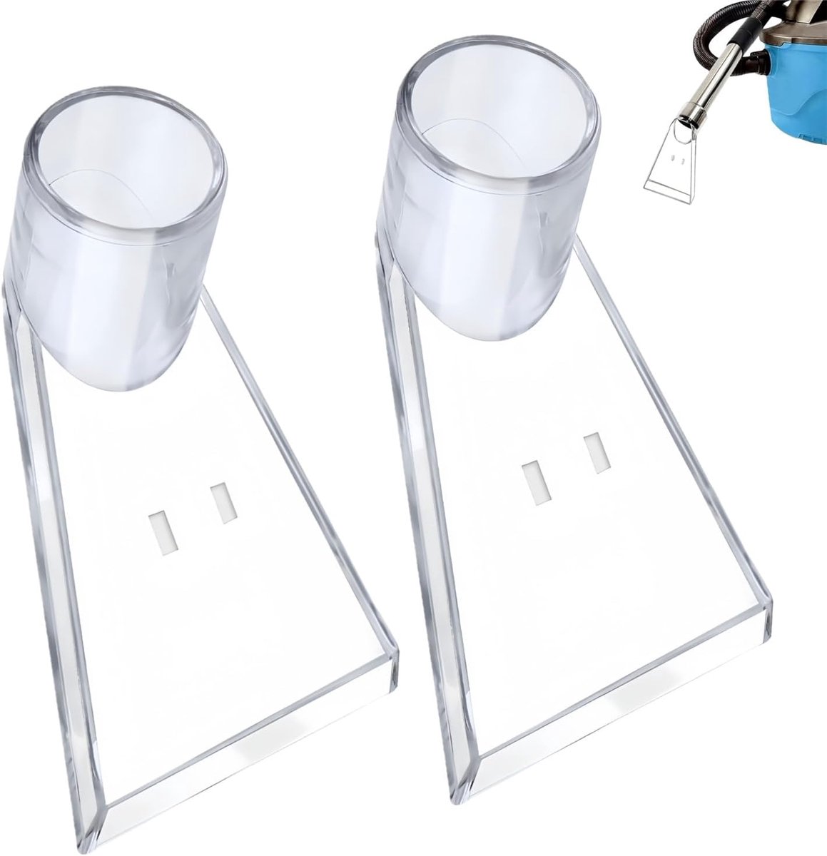 2 stuks stofzuigerkop, reservemondstukken, voor het reinigen van stoom van auto's, stoffering, banken