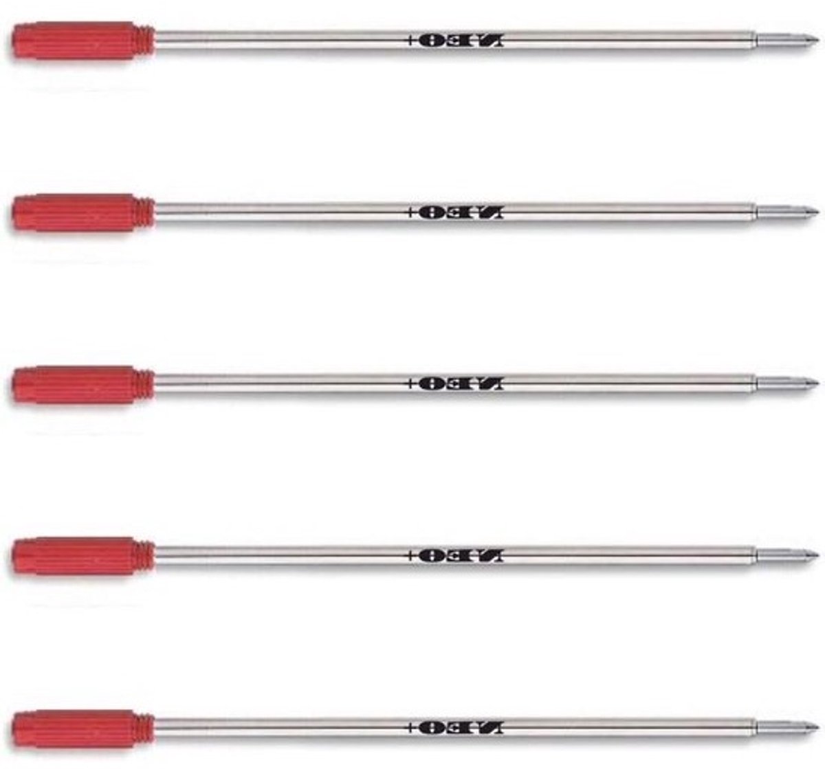 Pen Refills - Navullingen Balpen - Schrijven - Compatibel met Cross - 11.7 cm - Rood