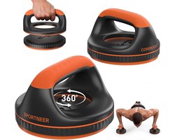Push up board - Zwart - Verstelbare handgrepen - Fitnessapparaat voor thuisgebruik