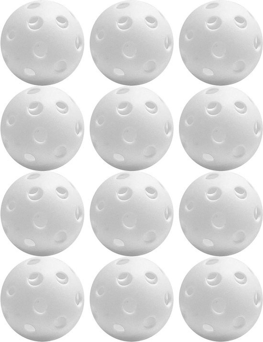 Trainingsballen - Oefenballen - Sporten Buiten - 5x Duurzamer - 12 Stuks - Wit