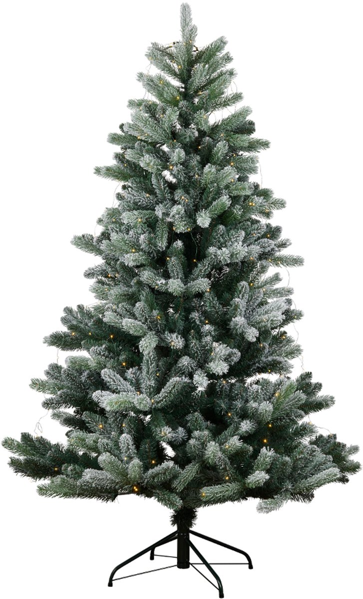 Sirius Elias kerstboom 1,5 m, groen/sneeuw - 195 LED