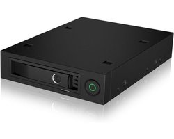 Hot Swap Frame - Verwisselbare Bay - Data Opslag - NVMe Ondersteuning - 2.5-inch - Zwart