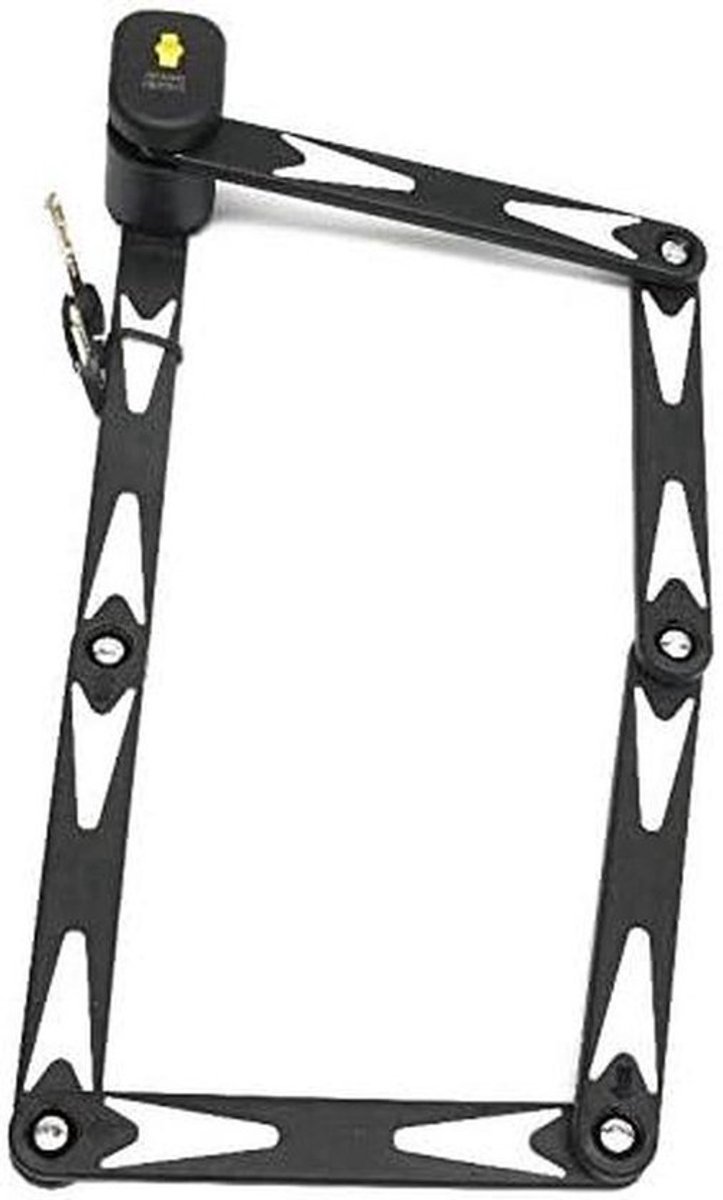 Opvouwbaar fietsslot - Veilig slot - Fietsbeveiliging - ART 2 goedgekeurd - 820 mm - Zwart