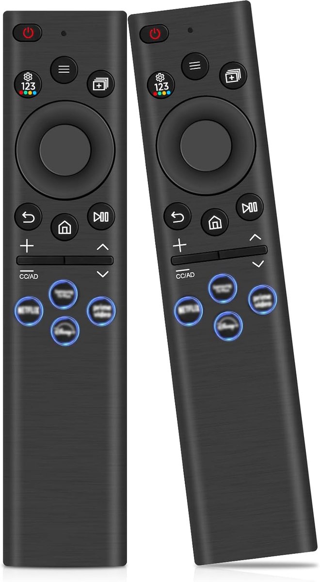afstandsbediening voor Samsung TV afstandsbediening, 2 stuks BN59-01385A Vervangende Afstandsbediening met 4 afkortingen, universele afstandsbediening voor alle Samsung Frame Smart TV