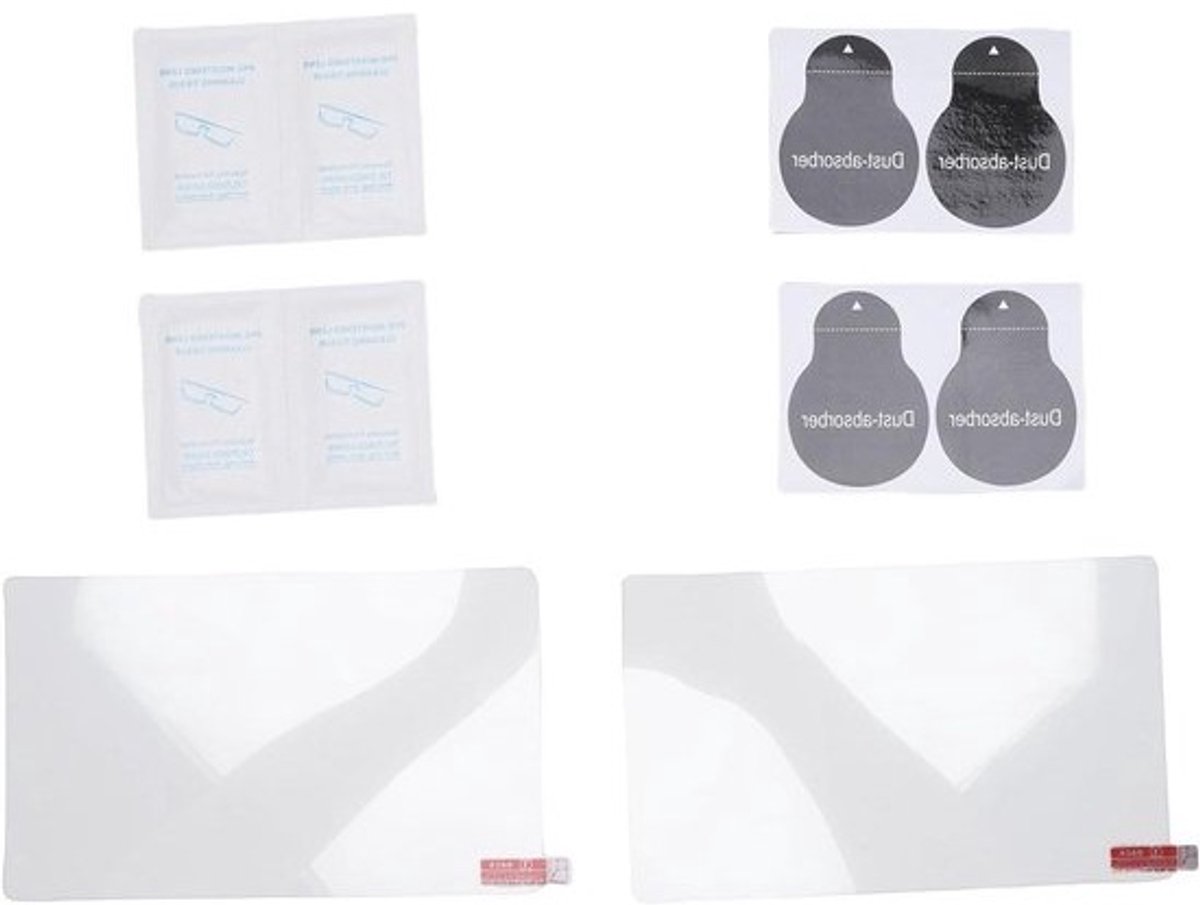 Schermprotector Gehard Glas - Display Beschermfolie - Controller Beschermen - Hoge Hardheid Hydrofobe Coating - 2 Pack - Transparant