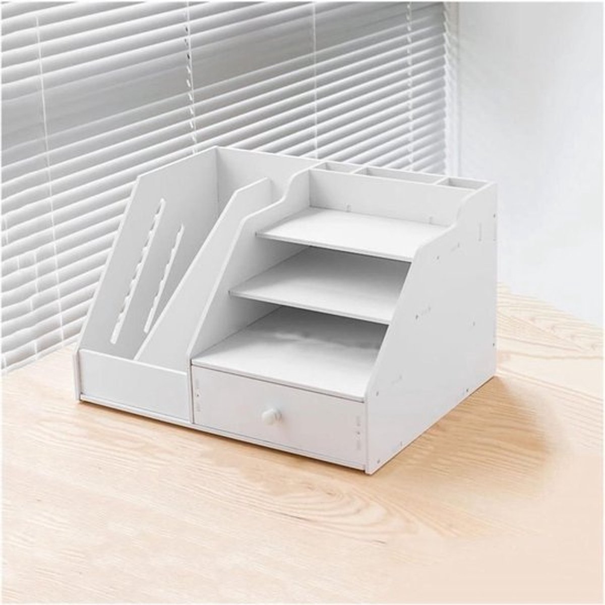 Dossierrek Kantoor - Opberger Lade - Documenten Sorteren - Met Lade - 39.5 cm - Zwart