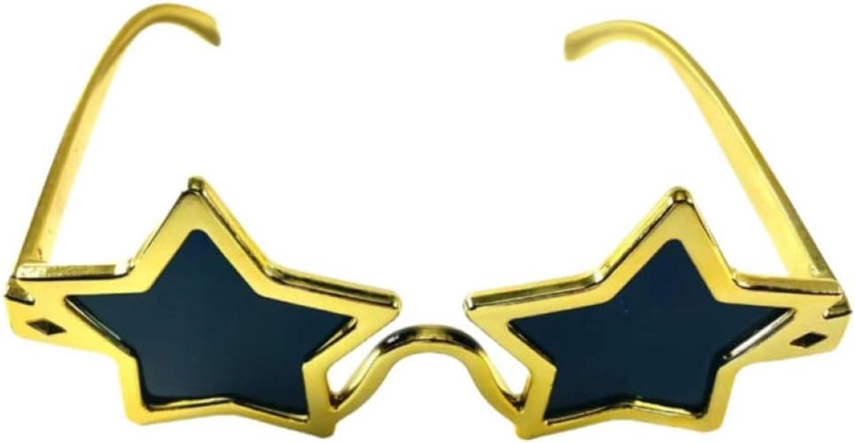 goud, grappige zonnebril voor dames en heren, grappige bril voor ster, kostuum, carnaval, feestbril, volwassenen, kinderen, foto-rekwisieten, accessoires, festival, accessoires, cool gadget