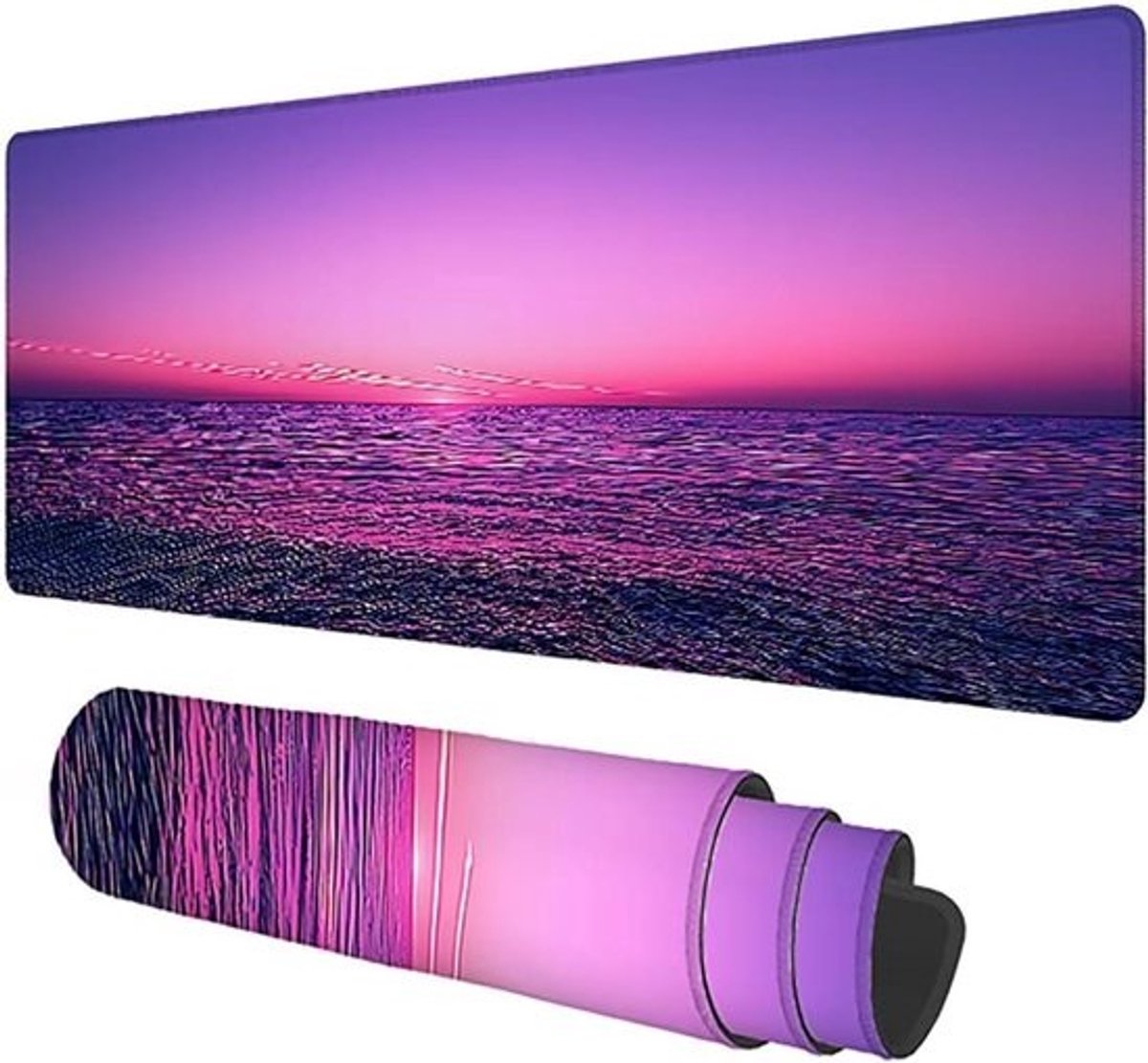 XXL Muismat - Bureauonderlegger Speelmat - Bureau Organisatie - Nauwkeurig Geweven Oppervlak - 120x60 cm - Landschap