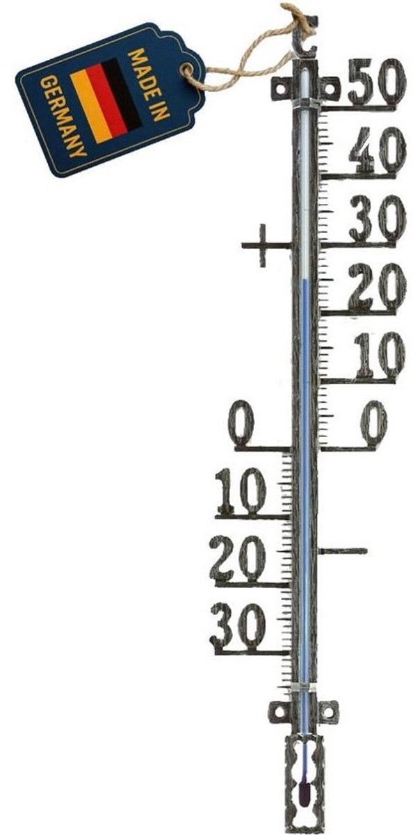 Analoge Binnen- en Buiten-thermometer Model Oude Tin Weerbestendig