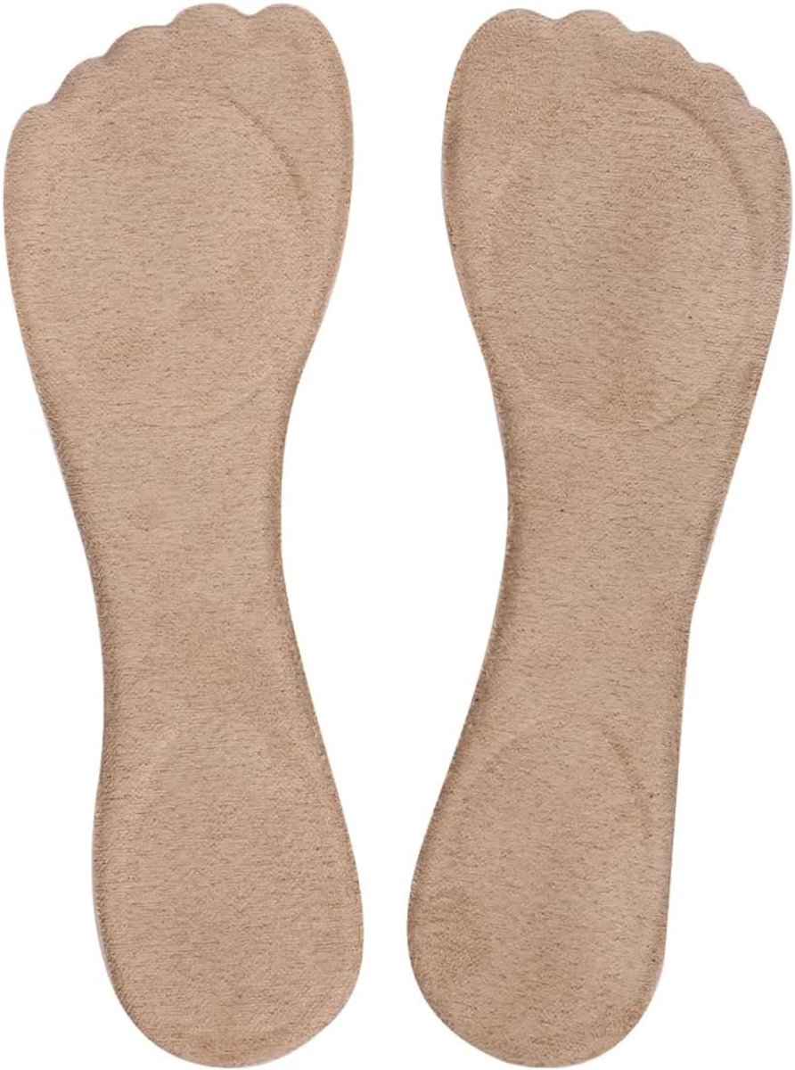 2 paar 3/4 gel dempende inlegzolen voor dames, antislip, zelfklevend, fluweel, comfort voor hoge hakken, pumps, sandalen, platte