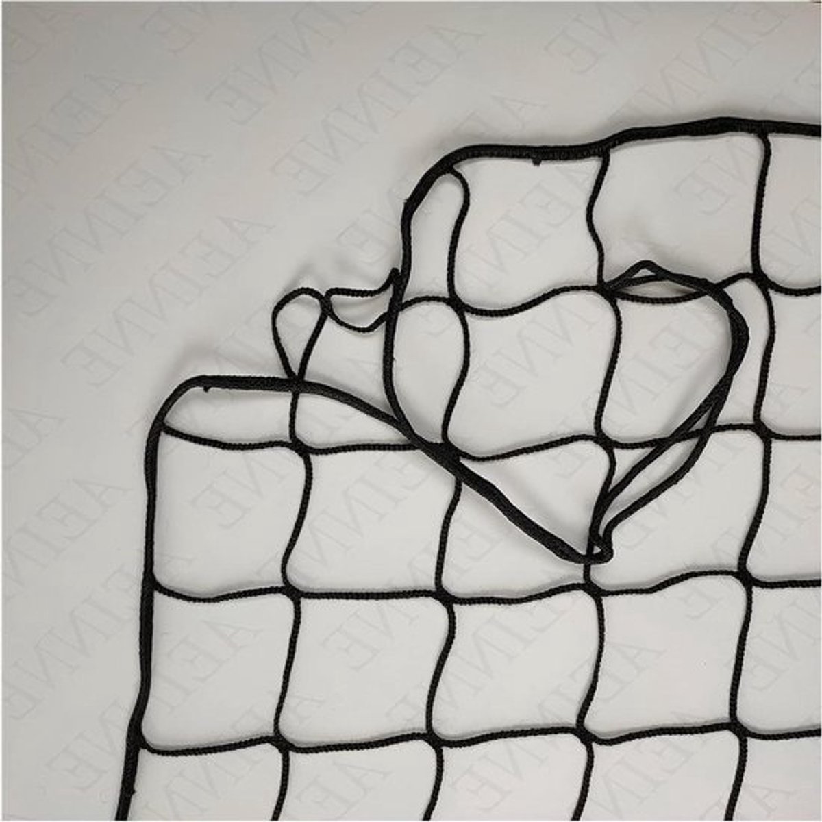 Sport Barrière Net - Voetbal Backstop Net - Sport Oefenen - Stevig Nylon Touw - 1x1m - Zwart