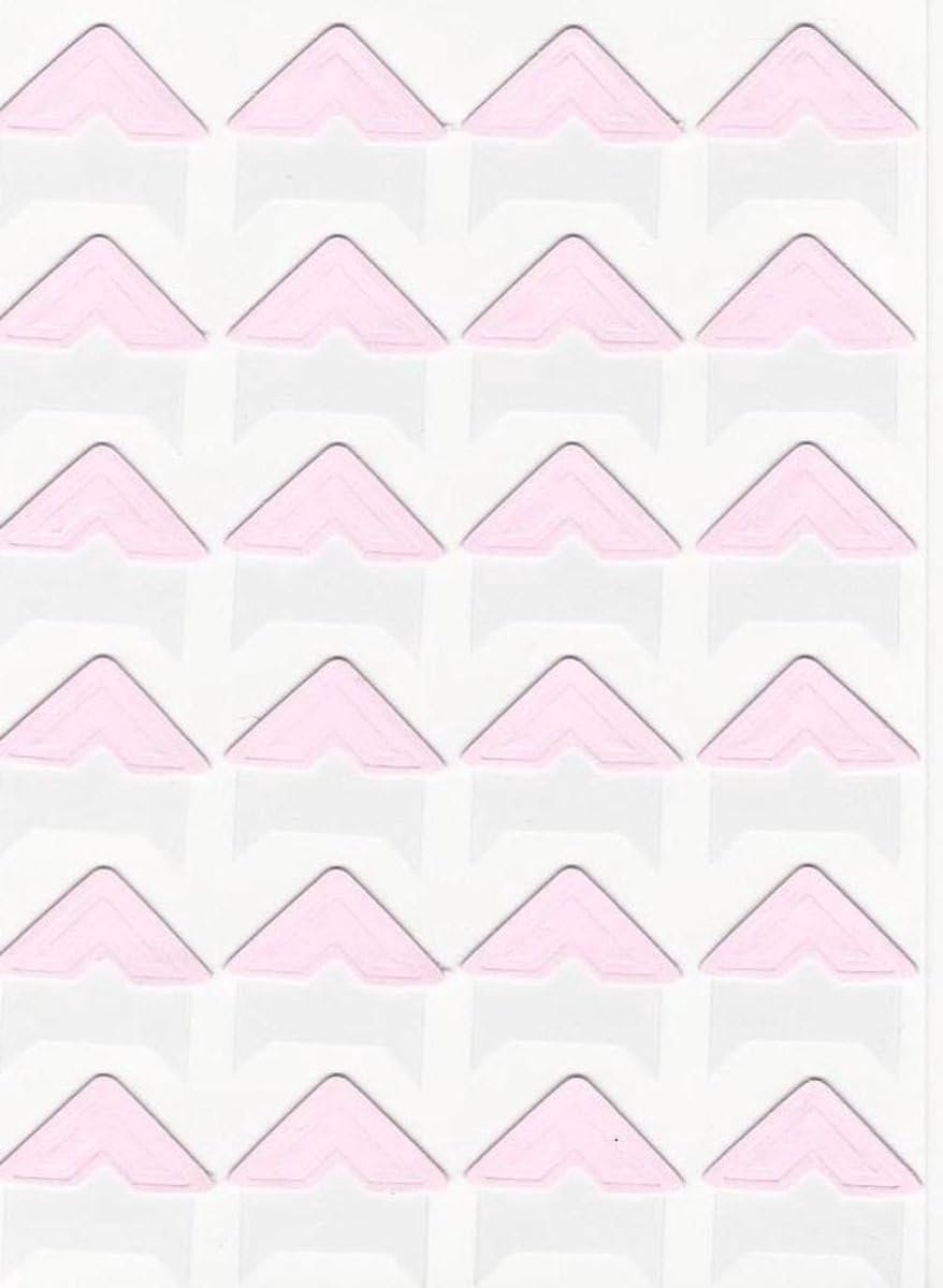 Fotohoekjes Roze 144 stuks Fotoplakkers (roze)