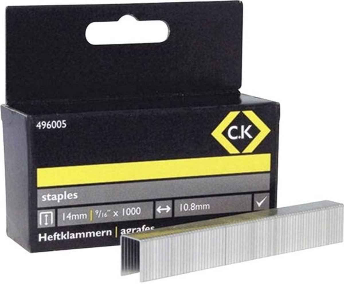 Set van 1000 Krachtige Nietjes 10,5mm x 14mm voor nietpistool en tacker