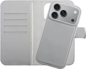 Accezz Hoesje - Geschikt voor Apple iPhone 18 Pro / 17 Pro - Edge Uitneembare Bookcase geschikt voor MagSafe - Grijs