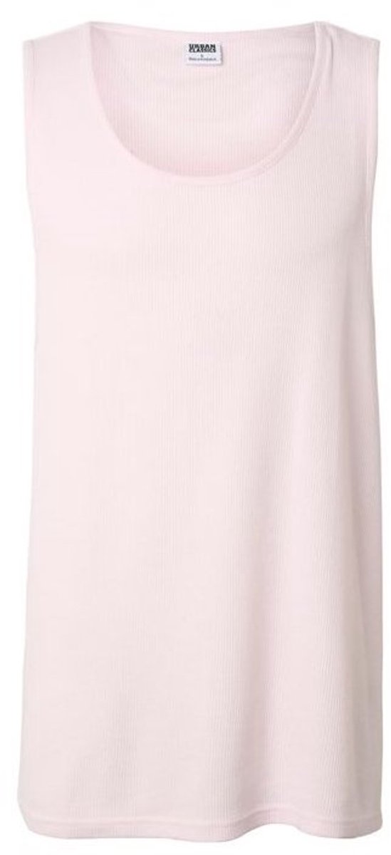 Urban Classics Mouwloos tanktopje met wafelstructuur TB8203 Pale Rose