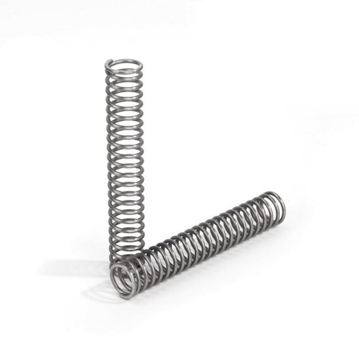 Drukveren Roestvrij Staal - Compressieveren Set - Mechanische Toepassingen - Roest- en Corrosiebestendig - 10 Stuks 65 mm - Zilverkleurig