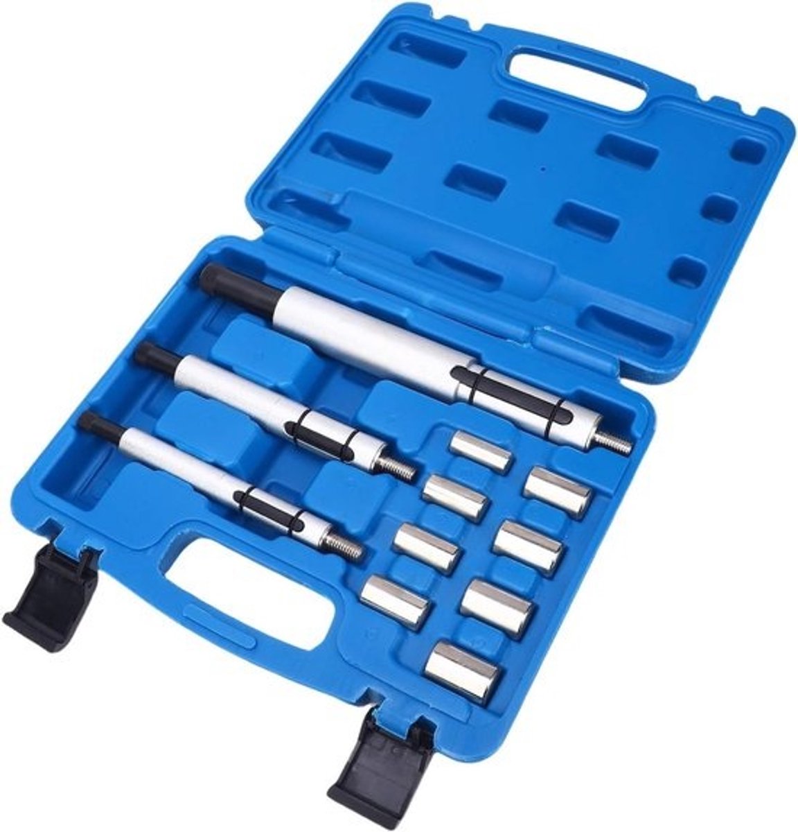 Koppelingsuitlijning Gereedschap - Centreren Set - Auto Reparatie - Universele Pasvorm - 11 Delig - Zilver