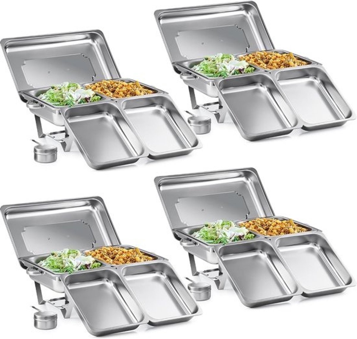Buffetwarmer - Opwarmapparaat met Kookplaatfunctie - - buffet warm