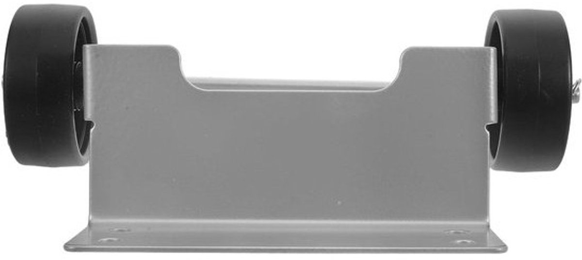 Terrasverwarming Wielen - Katrol Set - Mobiele Plaatsing - Universele Pasvorm - 20.5 x 12 x 8 cm - Zwart
