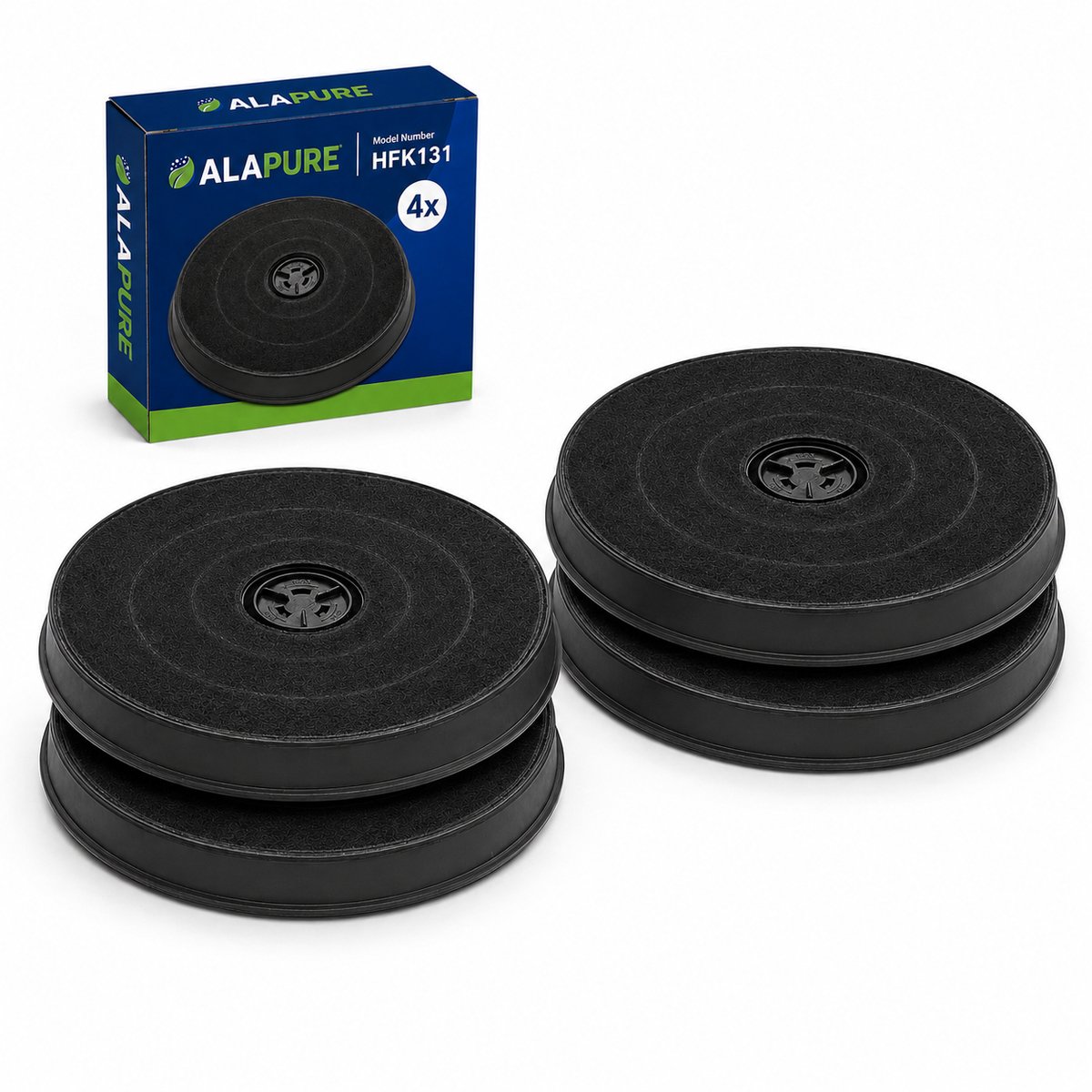 4x Koolstoffilter voor Arthur Martin MCEF03 / EFF57 / 9029800472