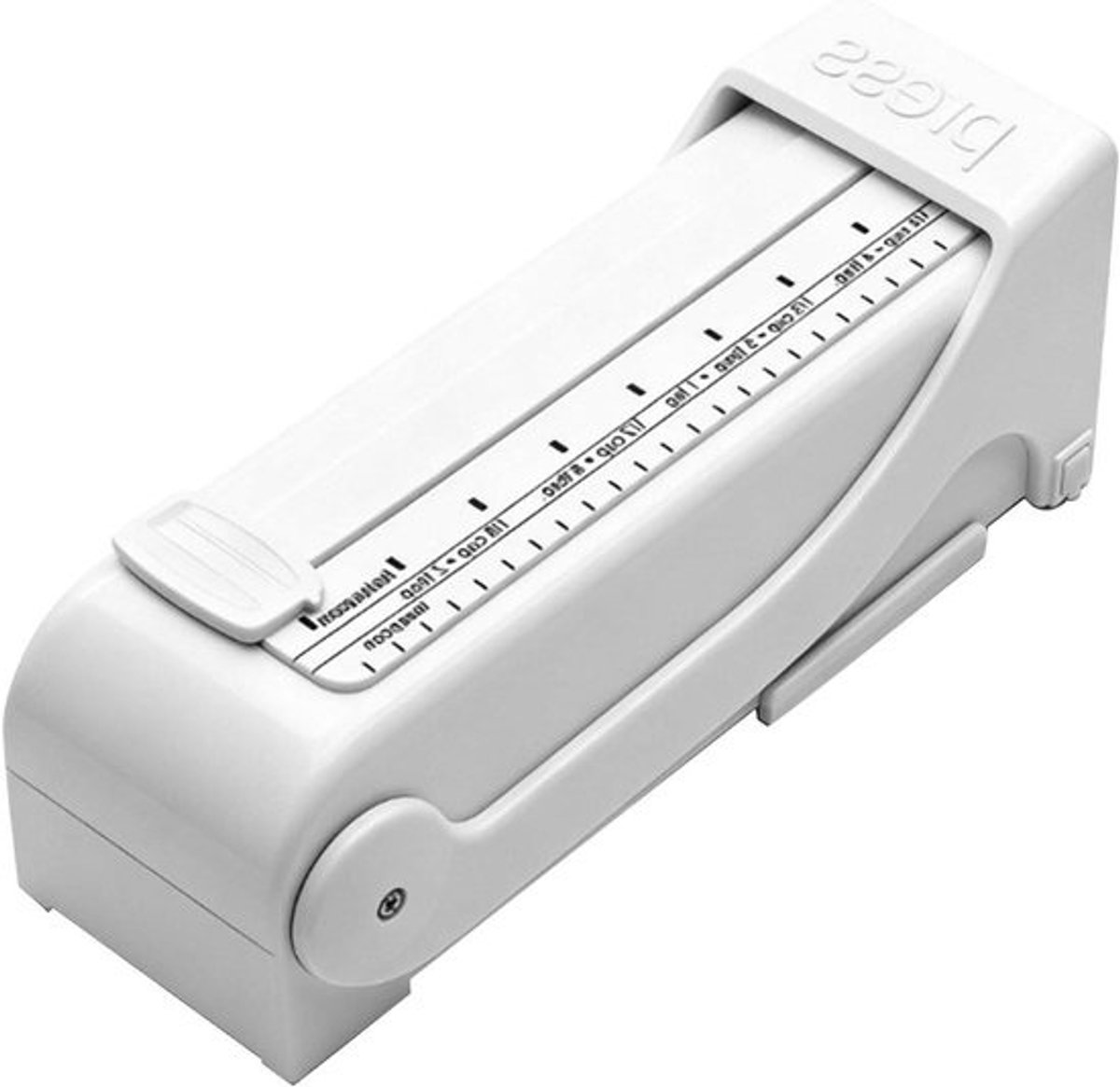 Boter Kaassnijder - Snijdispenser - Eenvoudig Snijden - Met Maatstrepen - N.v.t. - Wit